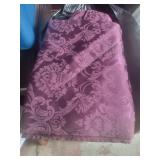 Set of Burgundy Table Cloth