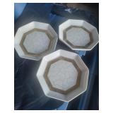 Collection of 3 Trinket Dishes