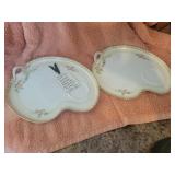 2 Noritake Snack Lunch Plates