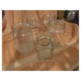 Collection of Glass Jars