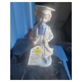Vtg Girl Graduation Figurine