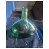 Green Decorative Bottle