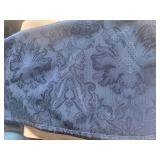 Vtg Midnight Brocade Napkins
