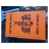 Vtg The Young Folks Shelf of Books Orange