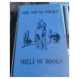 Vtg The Young Folks Shelf of Books  blue