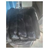 Black Velour Twin Size Blanket