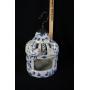 Asian Theme Blue and White Bird House Decoration
