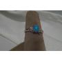 Silver Plate Turquoise Ring