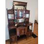 Beautiful antique beveled mirrored Cabinet
