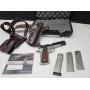 Kimber 1911 45 cal w Shoulder Strap & extra clips