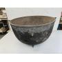 20 Gal Cast Iron Footed  Lard Pot  22" w x 13 1/2"