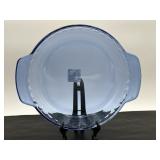 Vtg Anchor Hocking Cobalt Blue Glass 9" Pie Pan