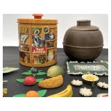 Aunt Jemima Tin & Metal Container w/ Magnets