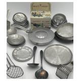 Aluminum Crumb Catcher Community Plate Ohio Art +