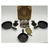 Indiana Rotary International Brass Ashtray & More!