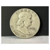 1952 Silver Franklin Half Dollar Coin