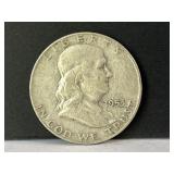 1953 Silver Franklin Half Dollar Coin