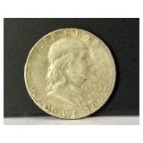 1953 Silver Franklin Half Dollar Coin