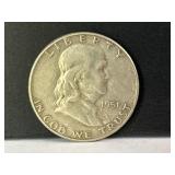1951 Silver Franklin Half Dollar Coin