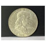 1962 Silver Franklin Half Dollar Coin