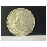 1960 Silver Franklin Half Dollar Coin