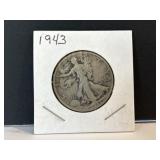 1943 Silver Walking Liberty Half Dollar Coin