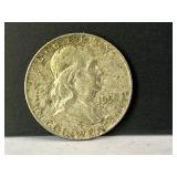 1959 Silver Franklin Half Dollar Coin