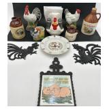 Chicken Theme Lot of Farmhouse Decor +