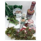 Vintage Christmas Decorations: Lg Gift Sack, +