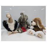 Nice Large Size Bpoyds Elephant, Battery Op Dog +