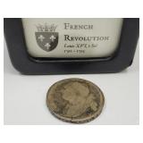 French Revolution Luis XVI Coin 1791-1793