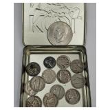 V, Buffalo, Early Jefferson Nickels, 43 Zinc &Ike
