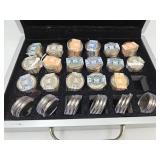 222 Uncirculated Presidential Dollar Coins w Box