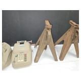 Car Jacks & Monroe Office Adding Machine