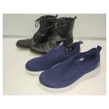 NEW 10.5 Memory Foam Shoes & 10 M Zip Up Boots