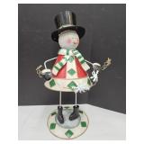 Metal Art  Snowman 17" hIGH