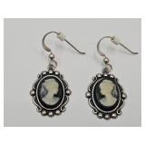 Cameo Earring Set