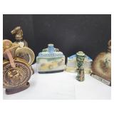 Lot of Liquor Decantors Jim Beam,