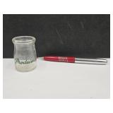 Muncie Producers Cream Bottle, Muncie Star Pencil