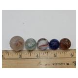 German Handmade Swirl & Mica Marbles