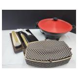 Wok, Electric Knife & Bread Warmer