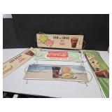 Vintage USA Advertising Coca Cola Signs 26" wide