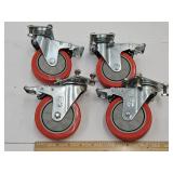 Like New 4" Swivel Caster Locking Wheels