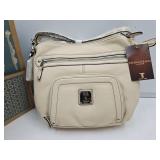 New w Tag Tignanello Leather Purse 12.5" W