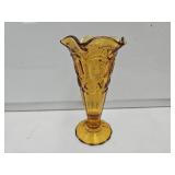 Amber L. E Smith Moon & Stars 6.5" H Vase