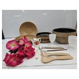Crock Bowls, Wood Bowls & Surprises