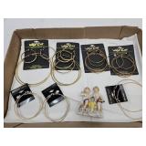 Costume Jewelry  Hoop Earrings & Occupied Japan F