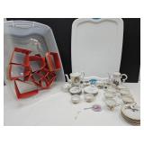 2 Japan Tea Sets,  One is Musical with 35 qt Tote