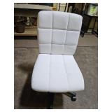 White Office Chair  on Wheels