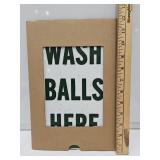 New Golf Metal Sign 8 x 12"